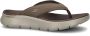 Skechers Go Walk Flex Vallejo Slippers Heren Bruin - Thumbnail 4