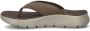 Skechers Go Walk Flex Vallejo Slippers Heren Bruin - Thumbnail 6