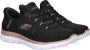 Skechers Hands Free Slip-Ins Summits dames sneaker Zwart - Thumbnail 2