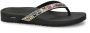 Skechers Meditation Arch Fit teenslippers met strass zwart - Thumbnail 5