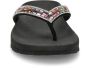 Skechers teenslippers met strass zwart - Thumbnail 5