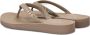 Skechers Meditation Lucky One Dames Slippers Taupe - Thumbnail 4