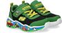 Skechers Play Scene-Barn-Squad Buddies Jongens Sneakers Groen - Thumbnail 4