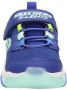 Skechers S-Lights Mighty Glow sneakers met lichtjes blauw - Thumbnail 8