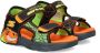 Skechers S-Slights Creature of Splash sandalen met lampjes zwart oranje Jongens Imitatieleer 28 - Thumbnail 7