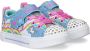 Skechers Twinkel Toes meisjes sneaker Blauw multi - Thumbnail 3