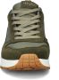 Skechers Uno Stacre Heren Sneakers Olijfgroen - Thumbnail 14
