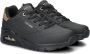 Skechers uno jungle nite Lage sneakers dames Zwart - Thumbnail 3