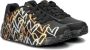 Skechers Uno Lite sneakers zwart Meisjes Imitatieleer All over print 29 - Thumbnail 29