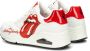 Skechers Sneakers UNO ROLLING STONES met zijprint vrijetijdsschoen lage schoen veterschoen - Thumbnail 15