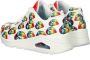 Skechers Uno Prism Kisses dames sneaker Wit rood - Thumbnail 3