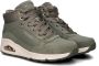 Skechers Uno Stacre Shine Veterboots groen Suede - Thumbnail 7