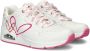 Skechers Uno Twin Hearts dames sneaker Wit multi - Thumbnail 3