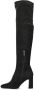 Steve Madden Somerville suède overknee laarzen zwart - Thumbnail 9