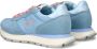 SUN68 Sun 68 Ally Solid Nylon Sneakers Dames Blauw - Thumbnail 3