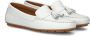 Tamaris Witte leren instap loafers voor dames White Dames - Thumbnail 25