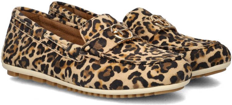 Tamaris Loafers van leer met labeldetails - Foto 9
