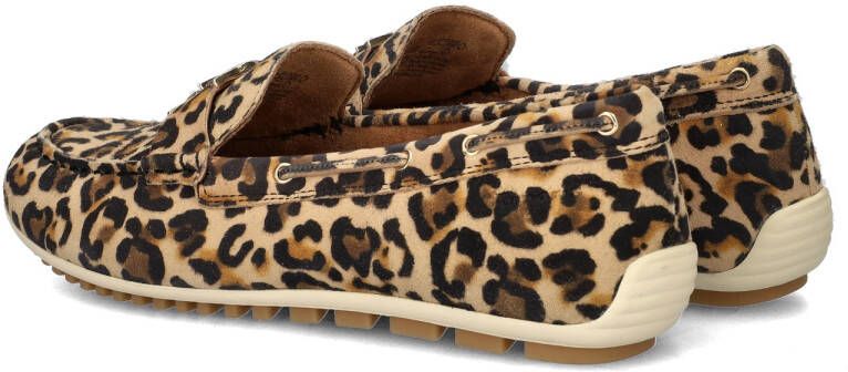 Tamaris Loafers van leer met labeldetails - Foto 10