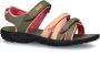 Teva Tirra sandalen olijfroen zalm Groen Meisjes Textiel Meerkleurig 38 39 - Thumbnail 32