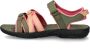 Teva Tirra sandalen olijfroen zalm Groen Meisjes Textiel Meerkleurig 38 39 - Thumbnail 34