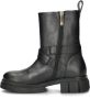 Tommy Hilfiger Bikerboots BIKER LEATHER blokhak enkellaars laarzen met gouden sieraad - Thumbnail 3