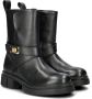 Tommy Hilfiger Bikerboots BIKER LEATHER blokhak enkellaars laarzen met goudkleurige sieraad - Thumbnail 5