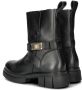 Tommy Hilfiger Bikerboots BIKER LEATHER blokhak enkellaars laarzen met goudkleurige sieraad - Thumbnail 6