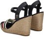 Tommy Hilfiger Corporate Wedge Platform Sandalen Multicolor Dames - Thumbnail 12