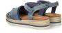 TOMS Diana Sandalen Meisjes Blauw - Thumbnail 4