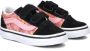 Vans Old SKool V meisjes klittenbandschoen Zwart multi - Thumbnail 4