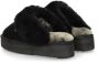 Warmbat Australia suède pantoffels met wol zwart - Thumbnail 10