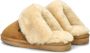 Warmbat Australia Warmbat Flurry Suede Tape Cognac dames pantoffel (open hiel) bruin - Thumbnail 5