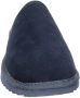 Warmbat Australia gevoerde suède pantoffels blauw - Thumbnail 3