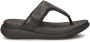 FitFlop F-Mode Go Adjustable Flatform Toe-Post Sandals -Slippers Vrouwen All Zwart - Thumbnail 2