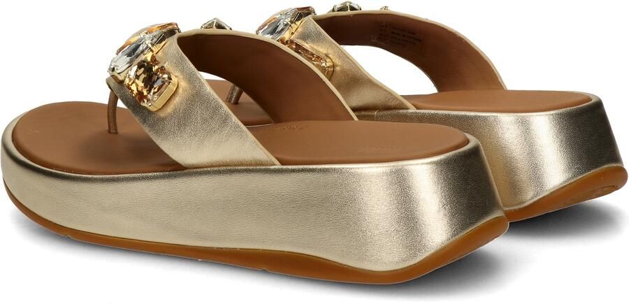 FitFlop F-Mode Ultra-Jewel Leather Toe-Post Sandals BRUIN - Foto 5