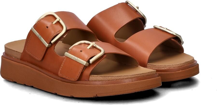 FitFlop Gen-FF Buckle Two-Bar Leather Slides BRUIN - Foto 4