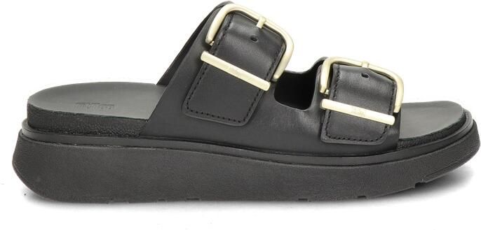 FitFlop Gen Ff Buckle Tumbled Leather Sandalen Zwart Vrouw - Foto 4