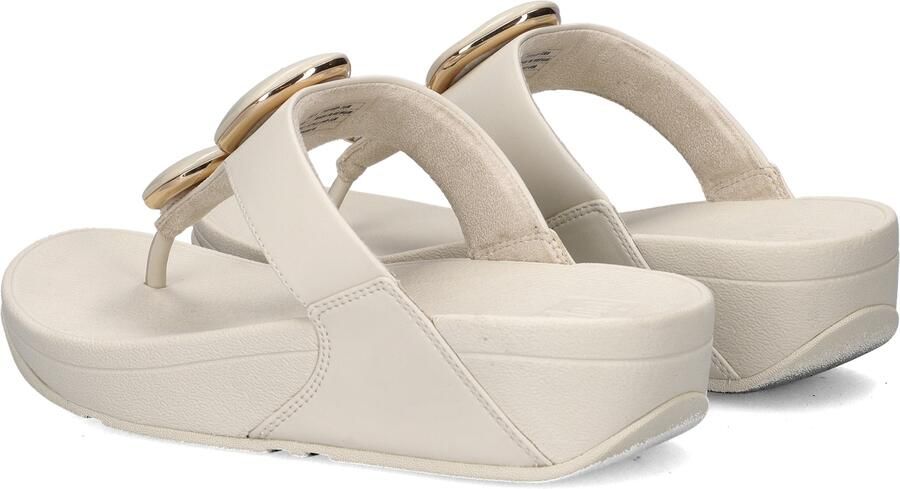 FitFlop Lulu Marbled Stone Toe-post Slippers Dames Beige - Foto 5
