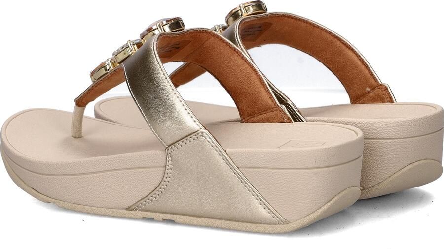 FitFlop Lulu Ultra Jewel Metallic Toe Post Sandalen Goud Vrouw - Foto 5
