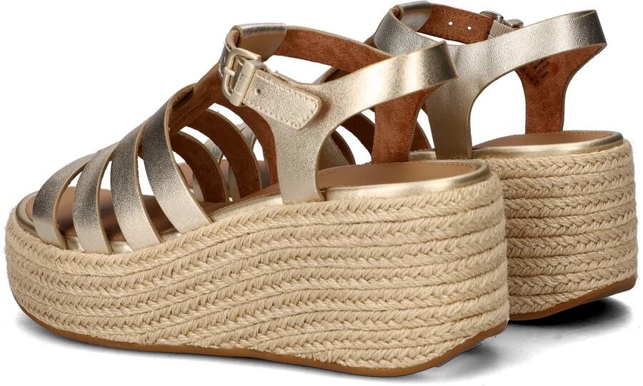 Fitflop Sleehaksandaaltjes PLATFFORMS plateau sandaal in mooie metallic-look - Foto 7