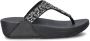 FitFlop Lulu Crystal Mix dames slipper Zwart - Thumbnail 2