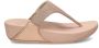 FitFlop Dames schoenen Lulu Shimmerlux Toe-Post Sandals Roze - Thumbnail 3