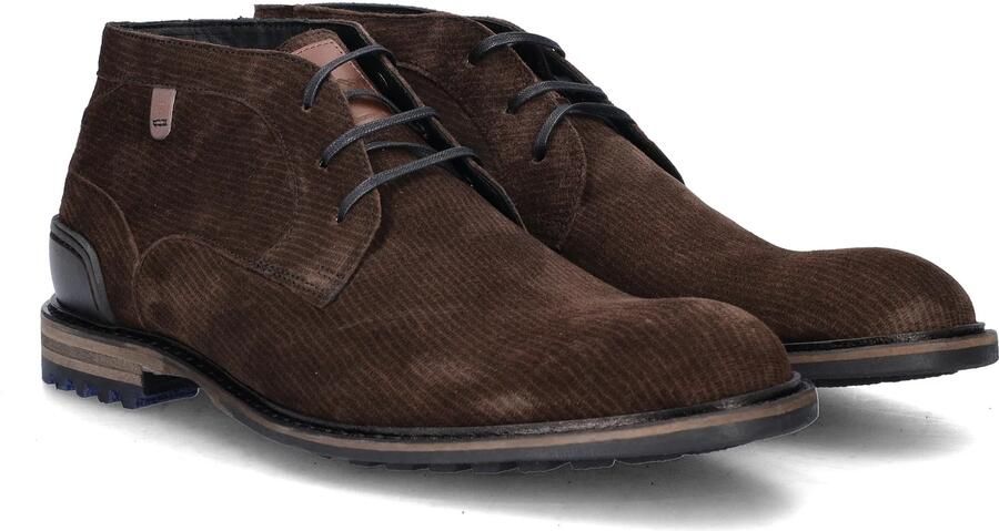 Floris van Bommel CREPI 13.19 Vrije tijd half-hoog Heren veterschoen Heren sneakers Bruin - Foto 9