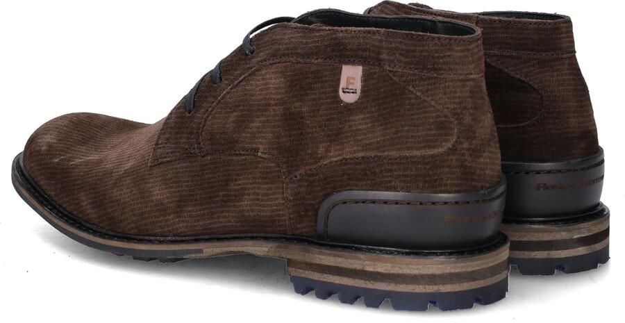Floris van Bommel CREPI 13.19 Vrije tijd half-hoog Heren veterschoen Heren sneakers Bruin - Foto 10