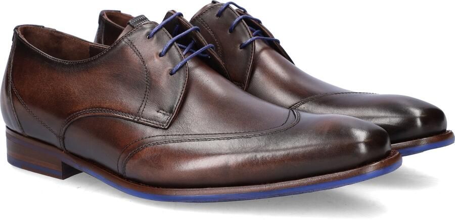 FLORIS VAN BOMMEL Nette Schoenen Heren Sfm-30173 De Stijler 44⅔ Leer Bruin - Foto 9