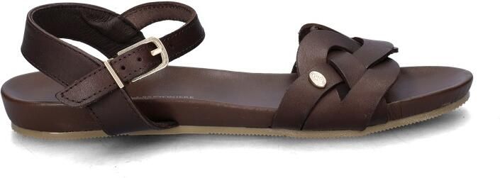 Fred de la Bretoniere Clover Jessy Sandaal Vachetta Donkerbruin