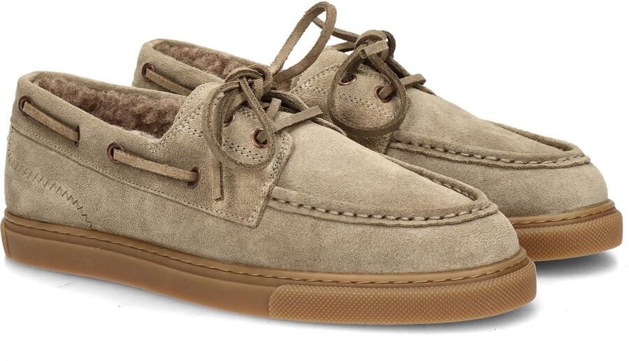 Fred de la bretoniere DONNA MOCA Sneaker Suede Taupe - Foto 2