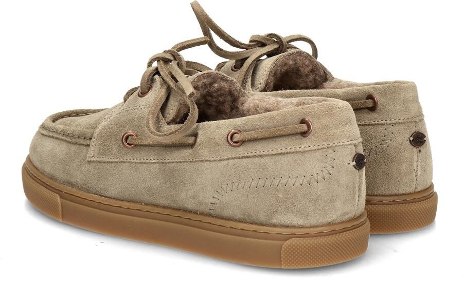 Fred de la bretoniere DONNA MOCA Sneaker Suede Taupe - Foto 3