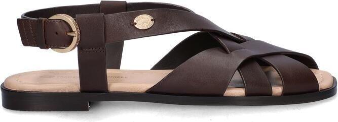 FRED DE LA BRETONIERE Sandalen met Hak Dames Gitel Cross Maat: 39 Materiaal: Leer Kleur: Zwart - Foto 8