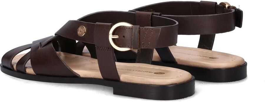 FRED DE LA BRETONIERE Sandalen met Hak Dames Gitel Cross Maat: 39 Materiaal: Leer Kleur: Zwart - Foto 7